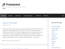 Tablet Screenshot of jp-freeware.de